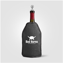 Nest Recycled Polyester Heathered Wine Bottle Cooler 6.4 x 8.9 in.