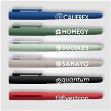 Aeris Recycled Plastic Monochrome Gel Pen - Black Gel Ink