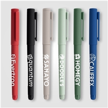 Aeris Recycled Plastic Monochrome Gel Pen - Black Gel Ink