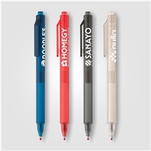 Nomi Recycled Plastic Translucent Gel Pen - Black Gel Ink