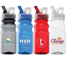 Concord 20 oz PET Bike Bottle w / Flip Spout Lid