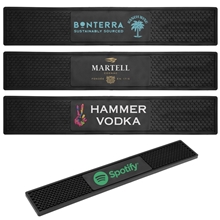 Heavy Duty Vinyl Bar Counter Rail Mat - 3 1/2 x 20
