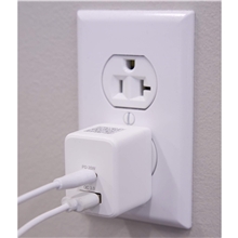 ETL Listed 20W Dual USB - A and C Wall Charger