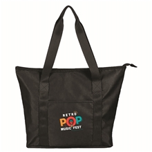 Sustainable rPET Tote With Zipper ( Full Color )