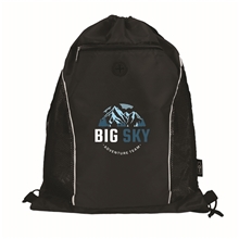 Eco - Friendly rPET Drawstring Bag With Mesh