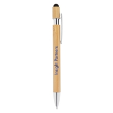 Bamboo Retractable Stylus Pen
