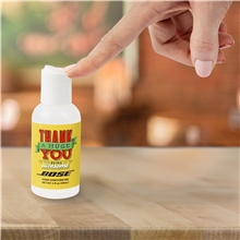 2 oz Hand Sanitizer Gel Frosted Bottle