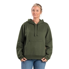 Berne Womens Heritage Zippered Pocket Hooded Pullover Sweatshirt