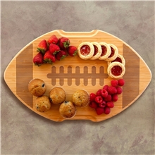 Flip, Serve Store(TM) Football Shaped Covered Charcuterie Board