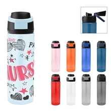 24 oz Full Color Pop Sip rPET Bottle