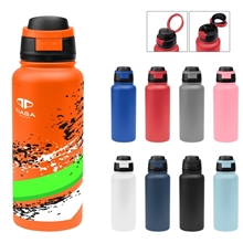 32 oz Full Color Pop Sip Recycled Stainless Steel Bottle