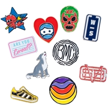 Diestruck Soft Enamel Lapel Pins 1 W X 1 H