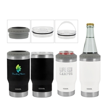 iCOOL(R) Oswego 14 oz Double Wall Stainless Steel Can Cooler / Tumbler