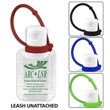 BLAST SC 1.0 oz Compact Hand Sanitizer Antibacterial Gel in Flip - Top Squeeze Bottle with Adjustabel Silicone Carry Strap