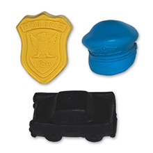 Pencil - Top Eraser Mini Police Collection