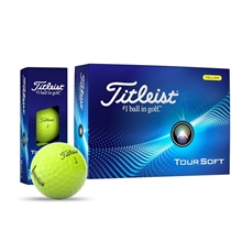 Titleist Toursoft Yellow Golf Balls - 12 Balls per Box (4 Sleeves of 3)
