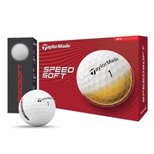 TaylorMade SpeedSoft Golf Balls - 12 Balls per Box (4 Sleeves of 3)