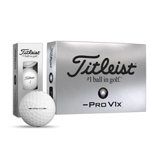 Titleist Pro V1x Left Dash Golf Balls - 12 Balls per Box (4 Sleeves of 3)
