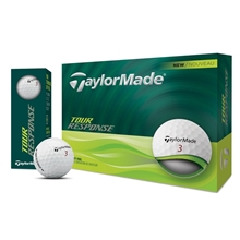TaylorMade Tour Response Golf Balls - 12 Balls per Box (4 Sleeves of 3)