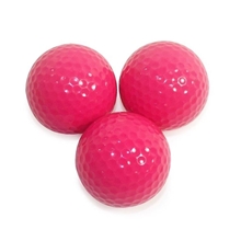 Colored Golf Balls - Pink - 12 Balls per Box (4 Sleeves of 3)