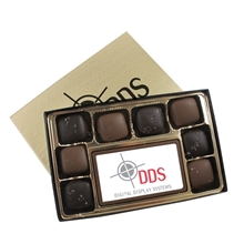 8 Piece Sea Salt Caramels with Digital Printed Centerpiece