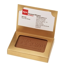 Custom Chocolate Cookies - Cookie Business Card Box