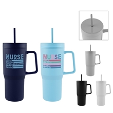 28 oz Intrepid Recycled PS Double Wall Tumbler