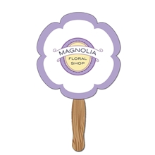 Hand Held Paper Fan - Flower 2