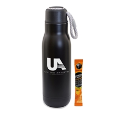 16 oz Matte Bottle W / Bungee Lid And Energy Mix