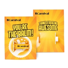 Lip Balm on Full Color Custom Card (non SPF)