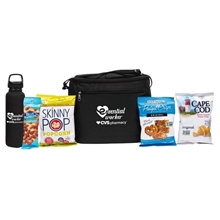 Deluxe Appreciation Cooler Water Bottle Set With Snacks