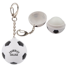 Soccer SPF15 Lip Balm Keychain