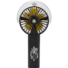 Portable LED Fan with Water Mist