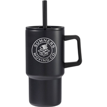 Summit 18 oz Vacuum Insulated Mug with Straw