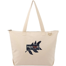 FEED Organic Cotton Zippered Tote