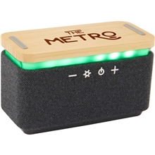 Boost Fabric FSC(R) Bamboo Speaker with Wireless Charging Pad