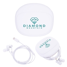 Opus USB - C Wired Earbuds with Silicone Pouch