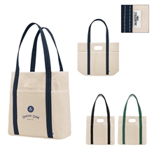 Farm Stand 14 oz Cotton Canvas Dual Handle Tote Bag
