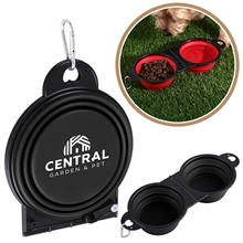 Dual Collapsible Pet Bowl