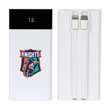 Pemberley 65W 20000mAh Power Bank for Laptops with Built - In Cables