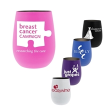 12 oz Recycled Stainless Wine Glass