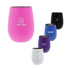 12 oz Recycled Stainless Wine Glass, Laser, Standard