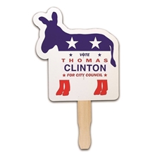 Patriotic Hand Fan, Full Color Digital