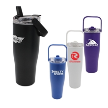 30 oz Recycled Tumbler with Handle Lid