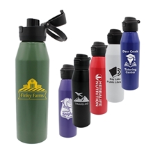 25 oz Recycled Aluminum Bottle with Chug Lid