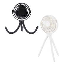 Twisty Rechargeable Portable Fan with Bendable Tripod Feet