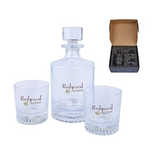 Wellington Kingsley Whiskey Decanter Glasses Set