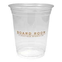 12 oz Soft Sided White Plastic Cup
