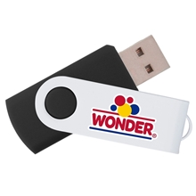 3.0 USB Flash Drive White Swivel
