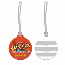 Circle w / Tag Luggage Tag